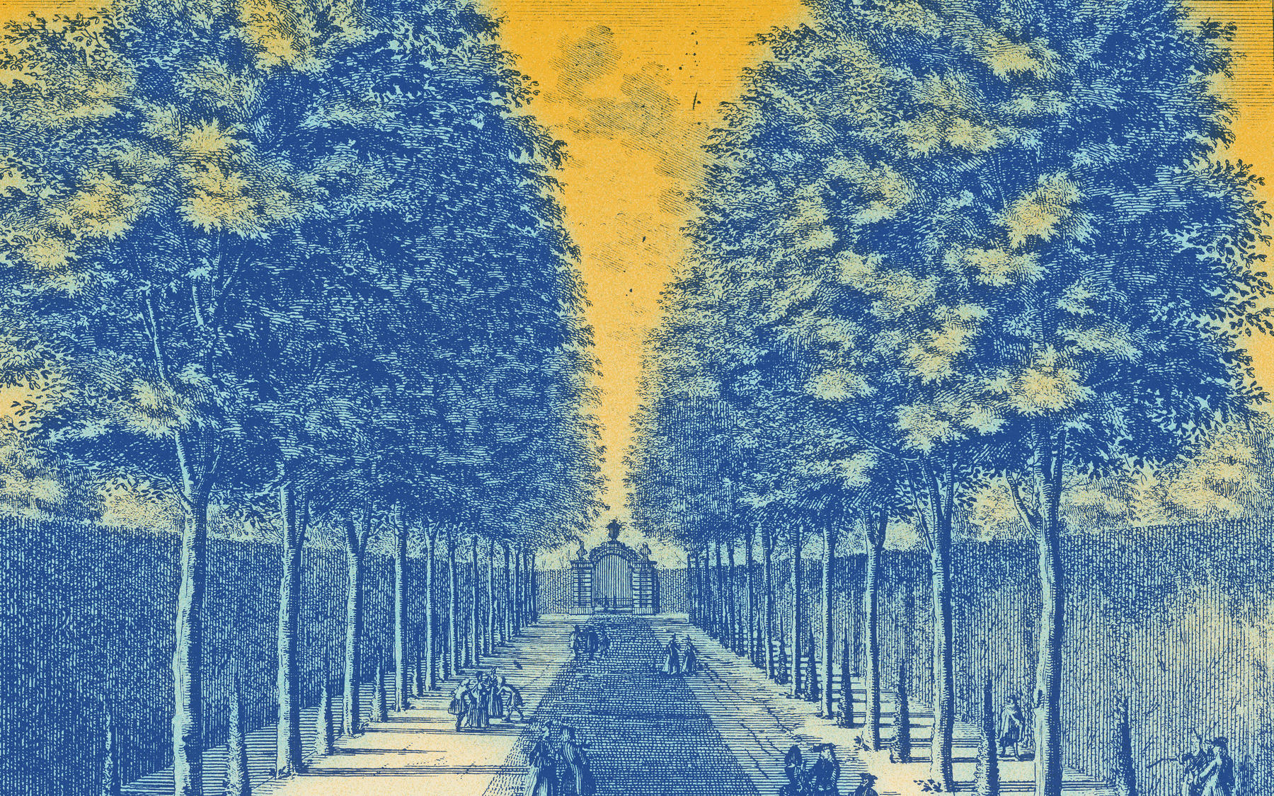 Central lane, Slot Zeist. Study